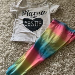 Girls set top and leggings